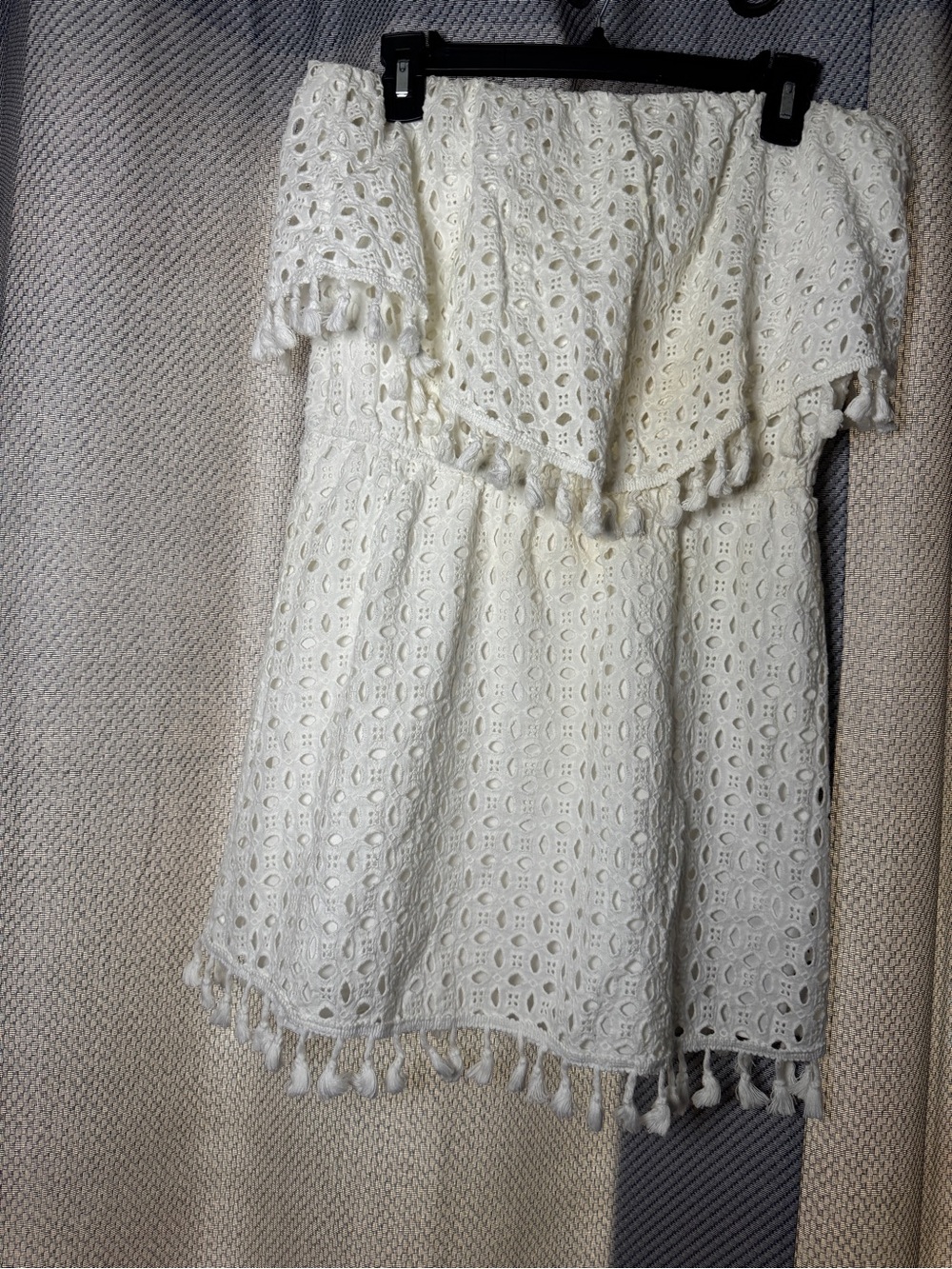 White Lace Beach Cover Up Dress